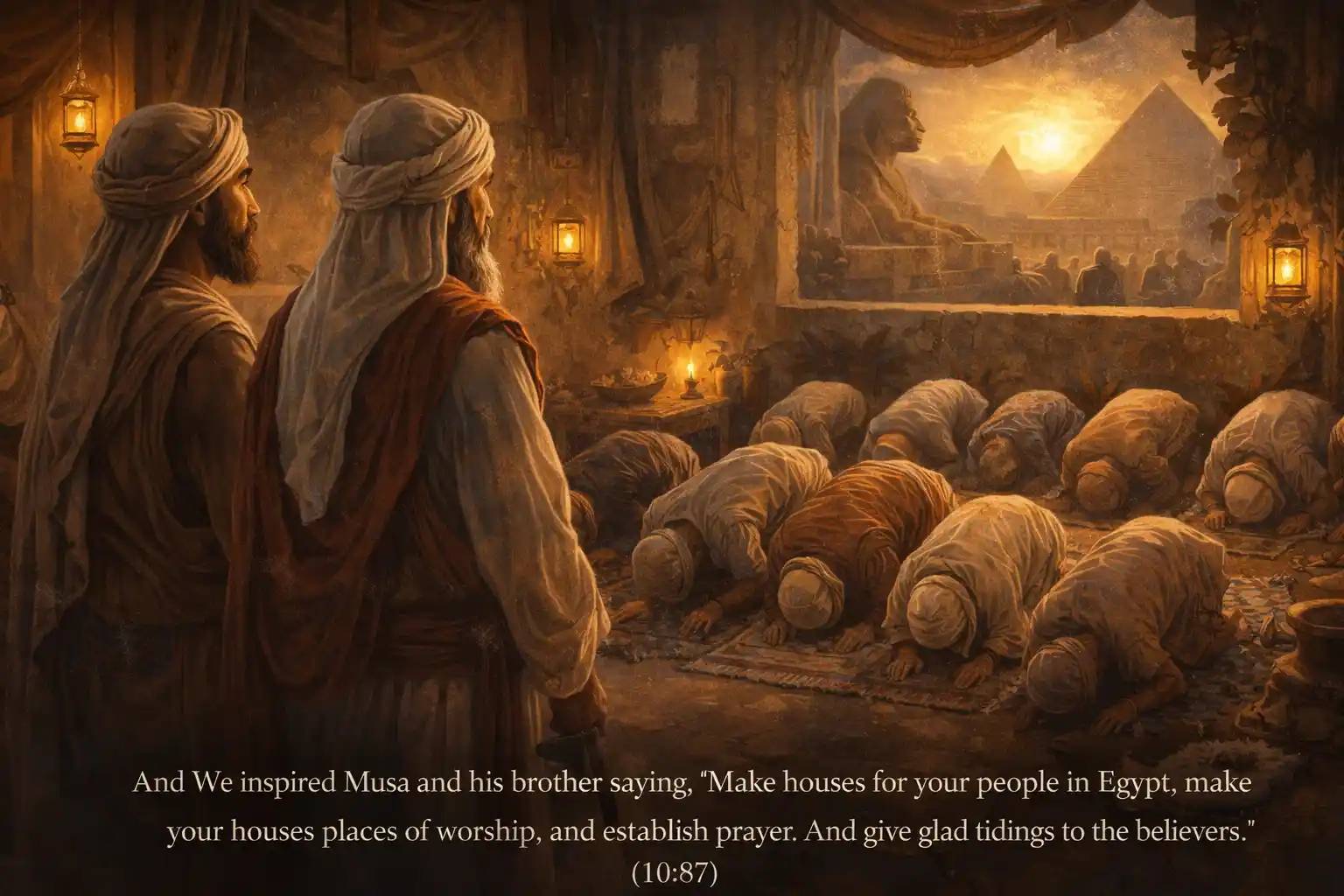 Surah Yunus 10:87 illustration