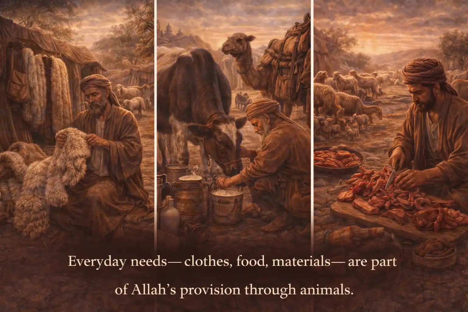 Illustration for Qur'an 16:5
