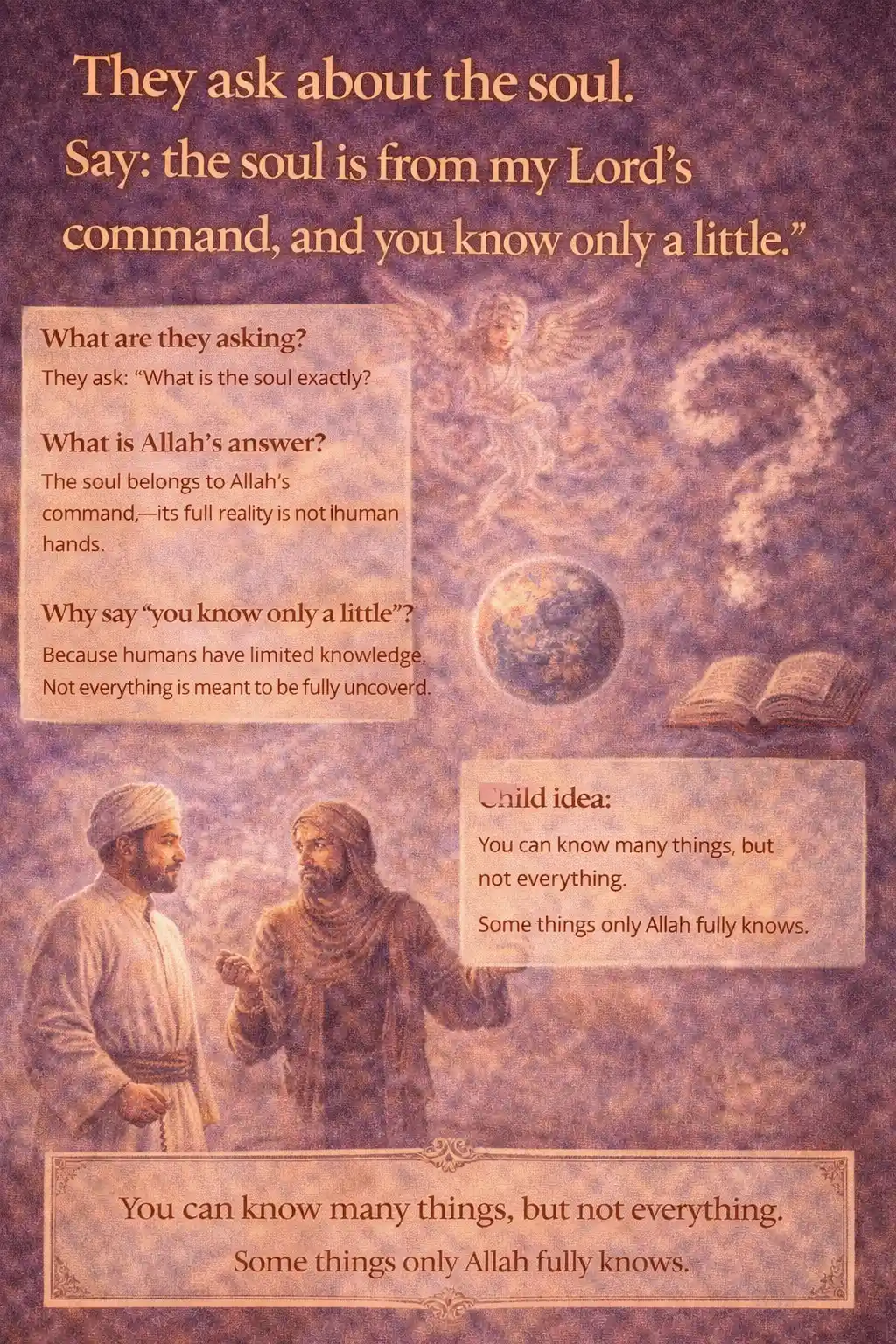 Verse 17:85 illustration