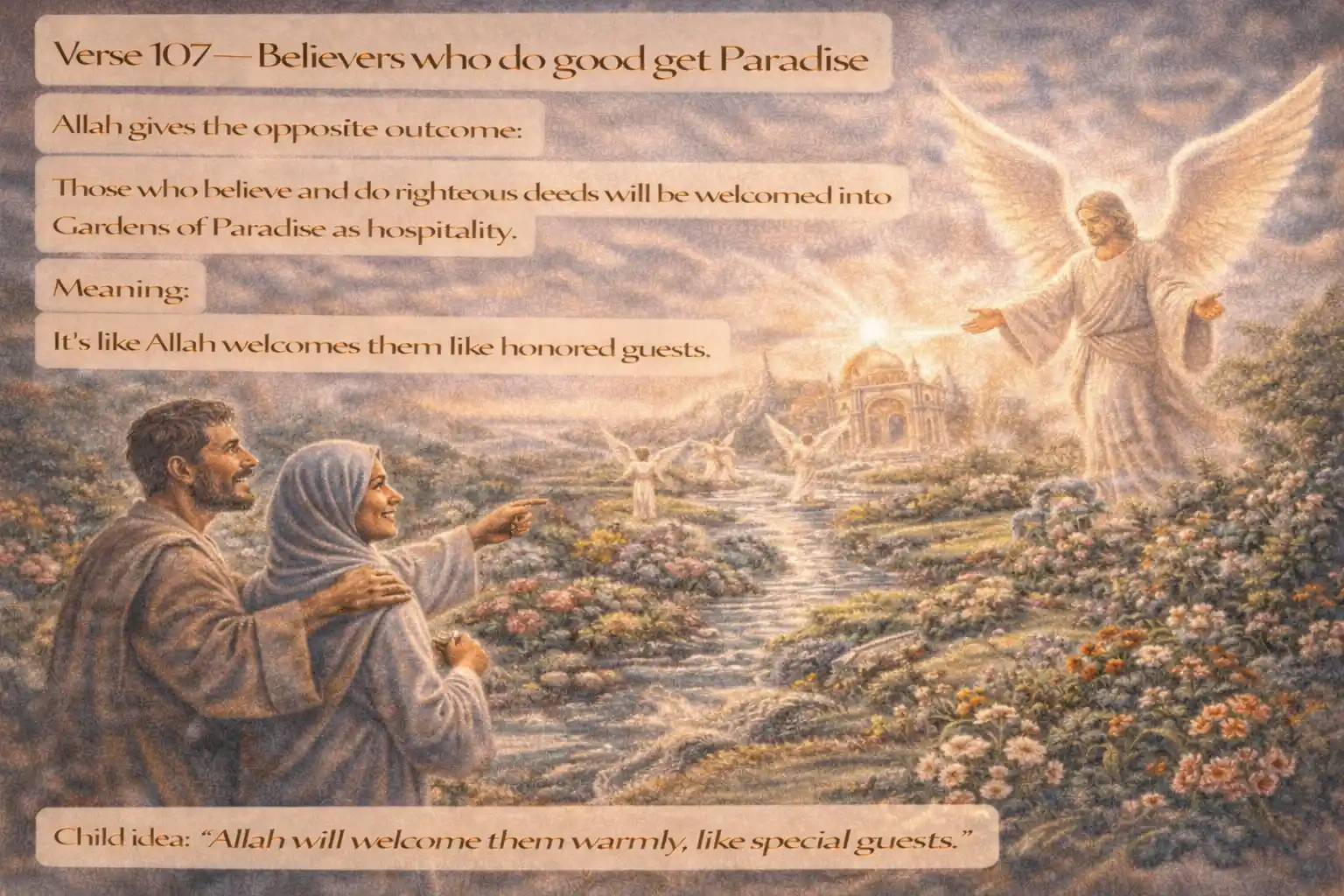 Verse 18:107 illustration