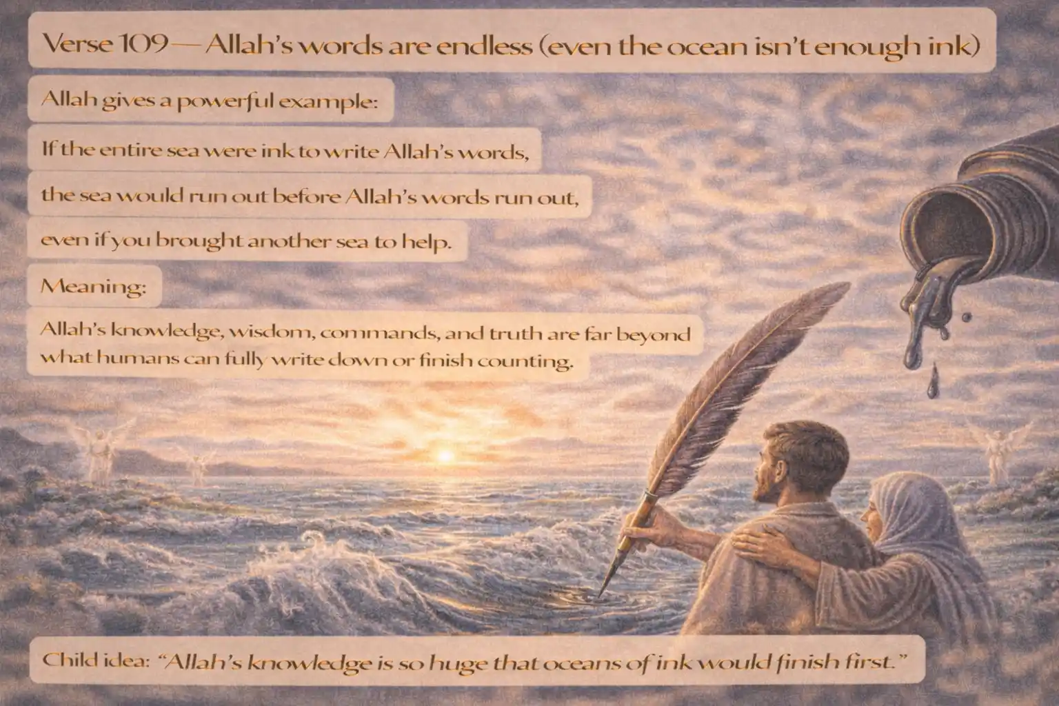 Verse 18:109 illustration