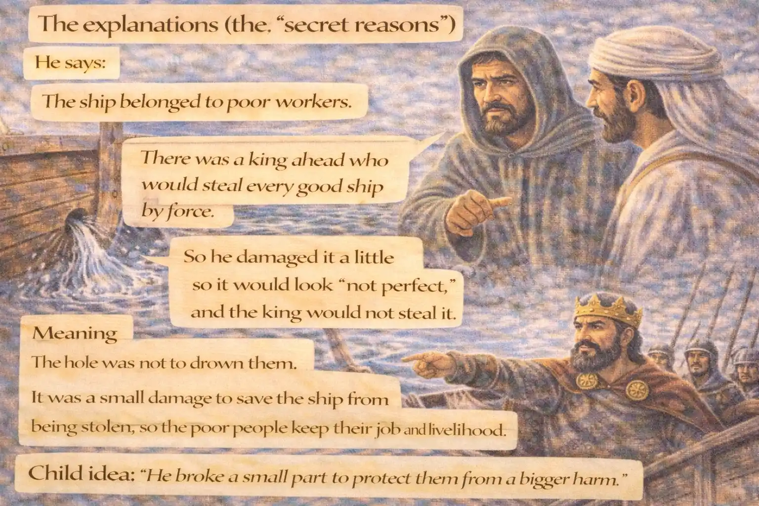 Verse 18:79 illustration
