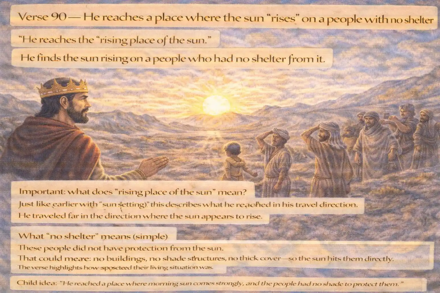 Verse 18:90 illustration