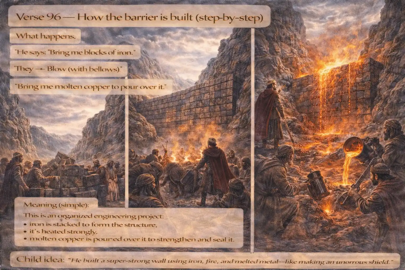 Verse 18:96 illustration