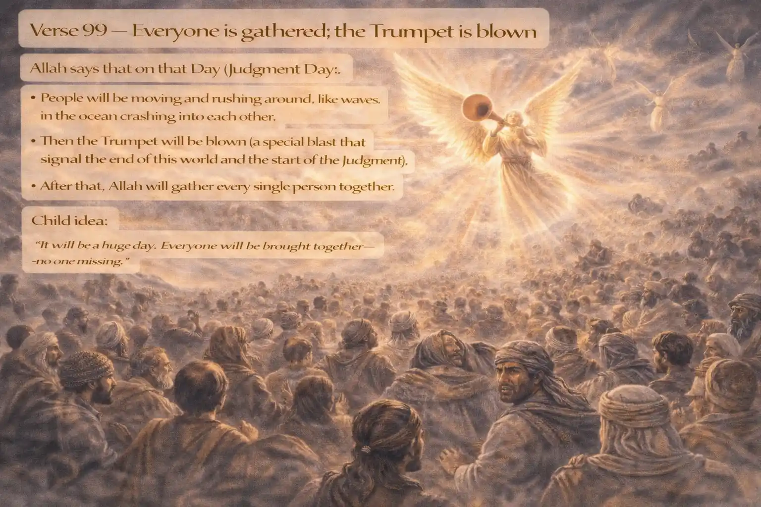Verse 18:99 illustration