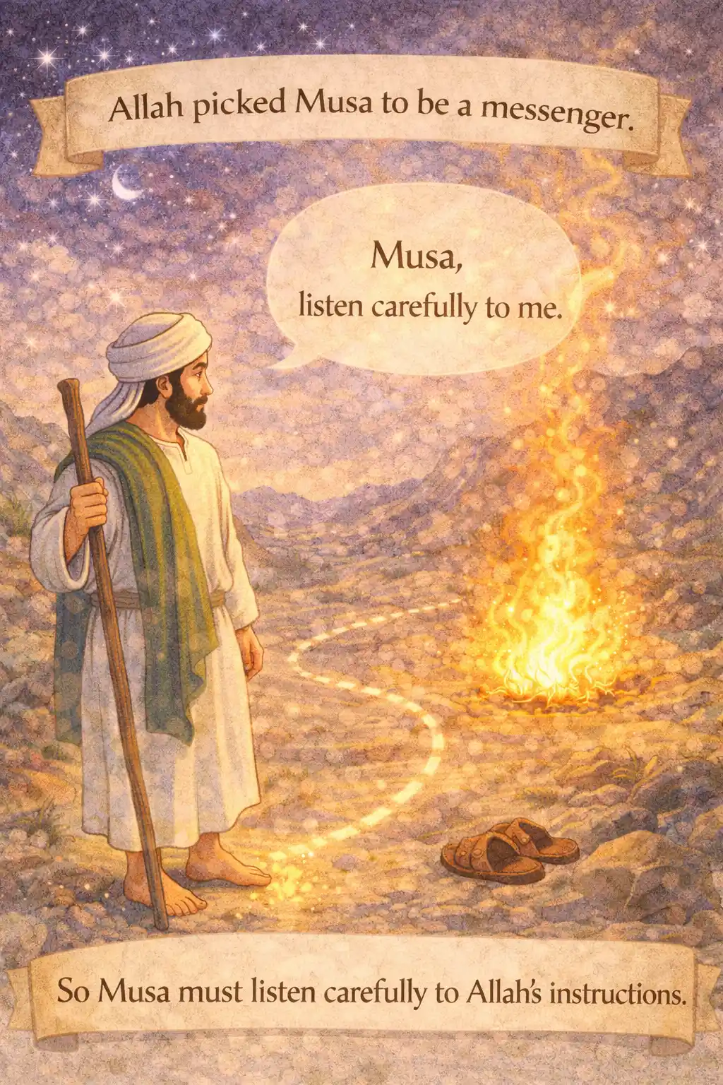Verse 20:13 illustration