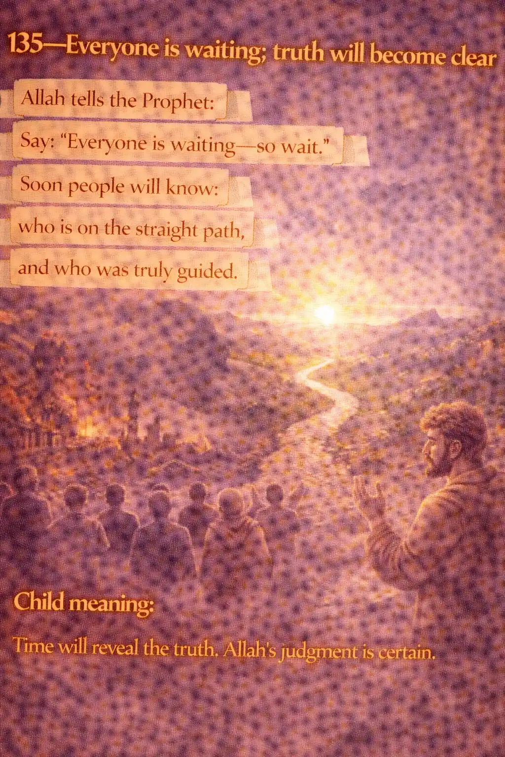 Verse 20:135 illustration