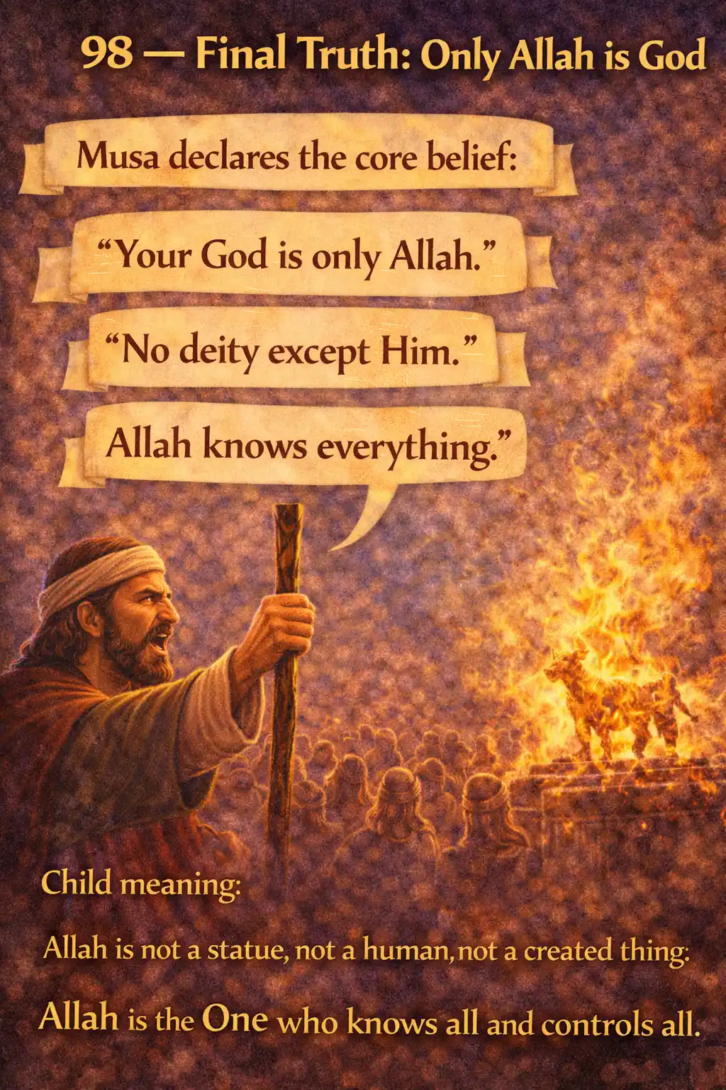 Verse 20:98 illustration