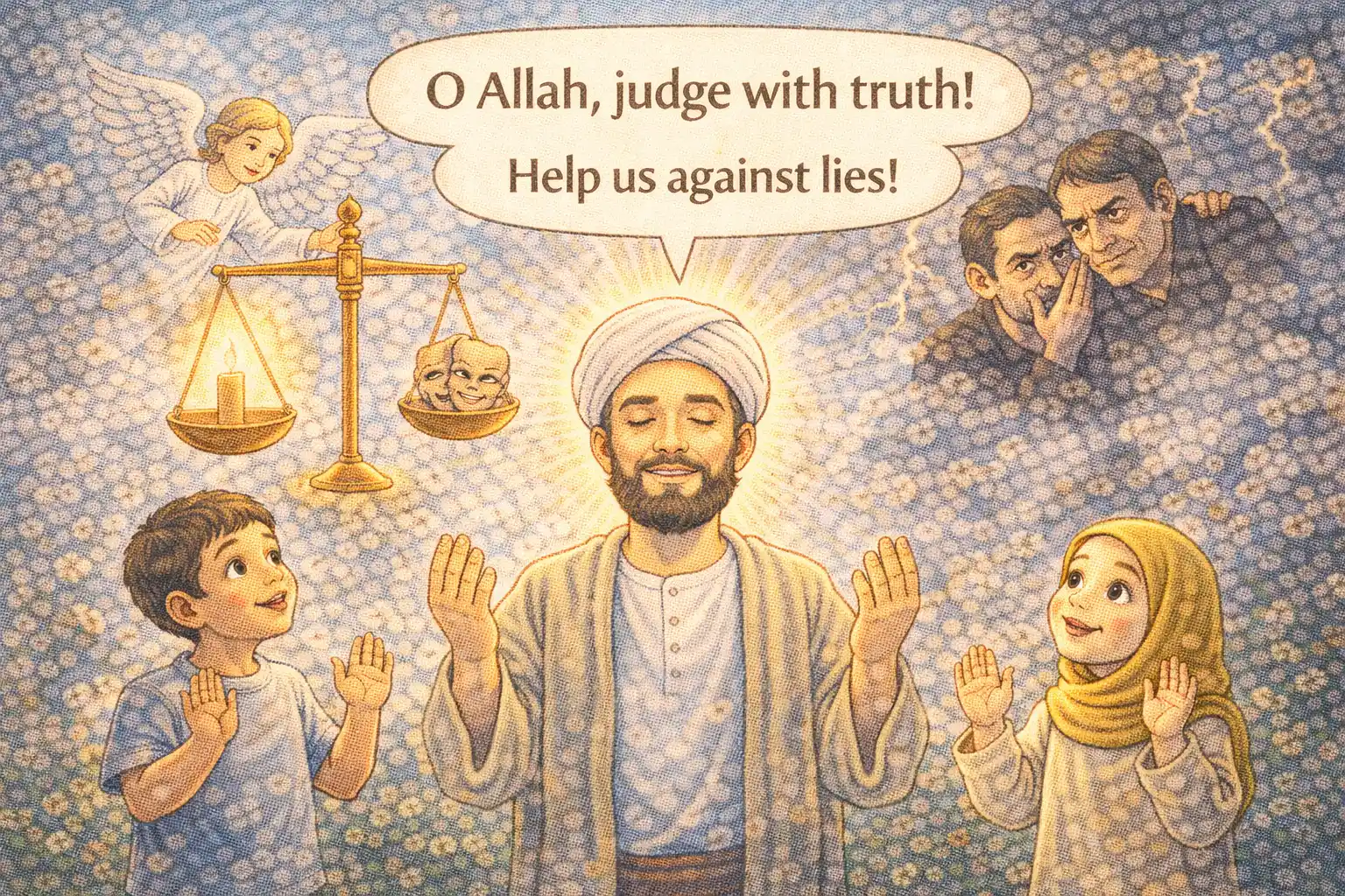 Verse 21:112 illustration