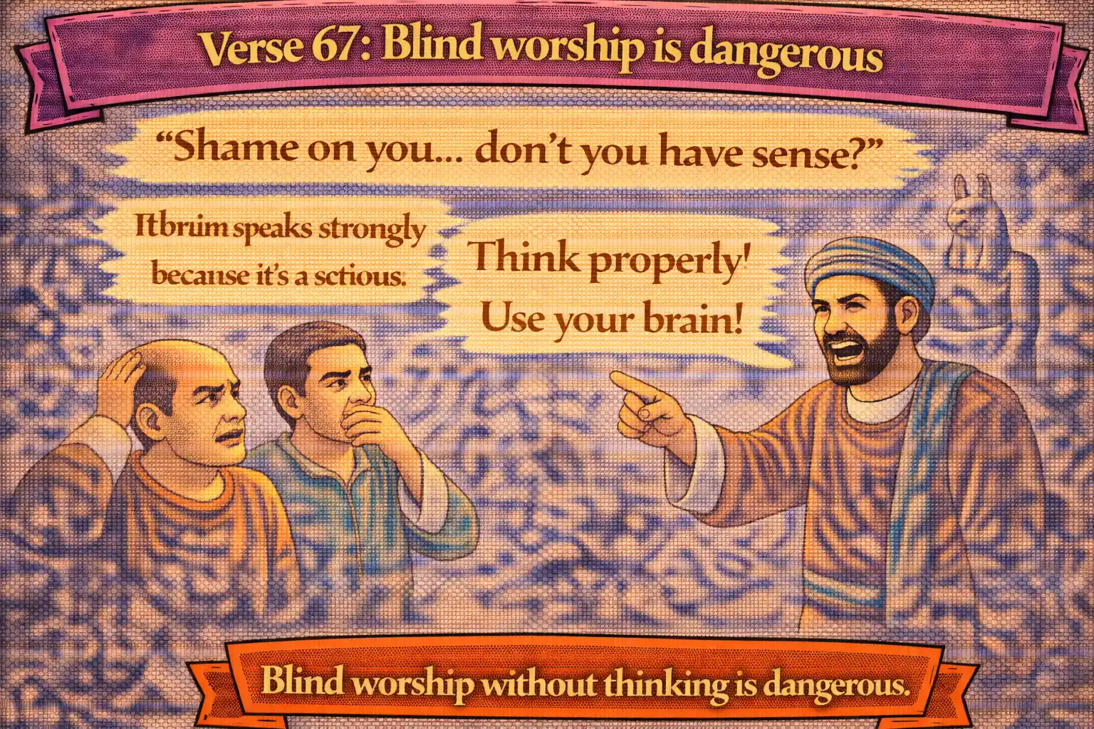 Verse 21:67 illustration
