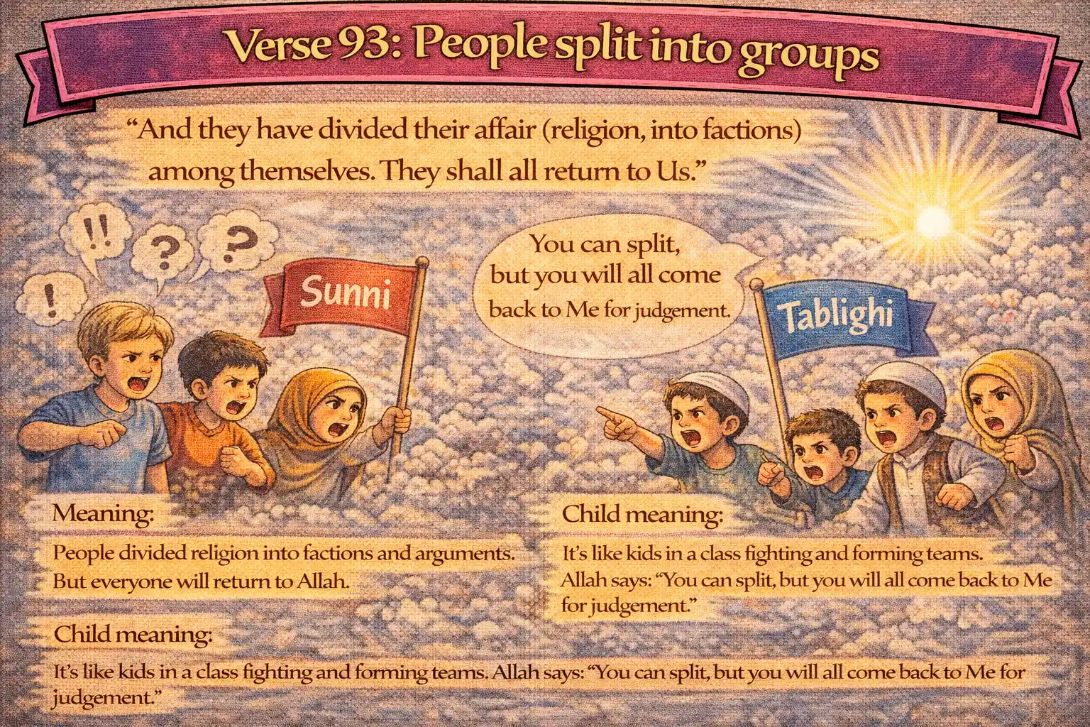 Verse 21:93 illustration