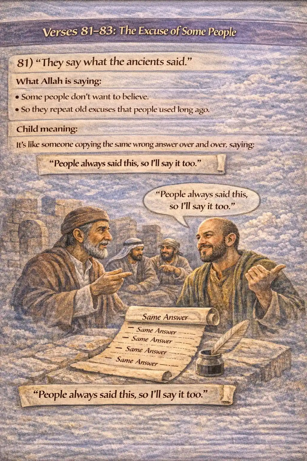 Verse 23:81 illustration