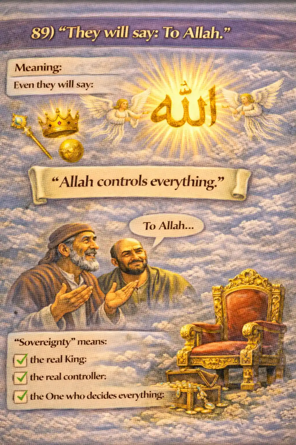 Verse 23:89 illustration