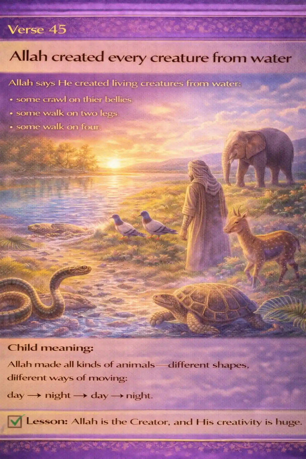 Verse 24:45 illustration