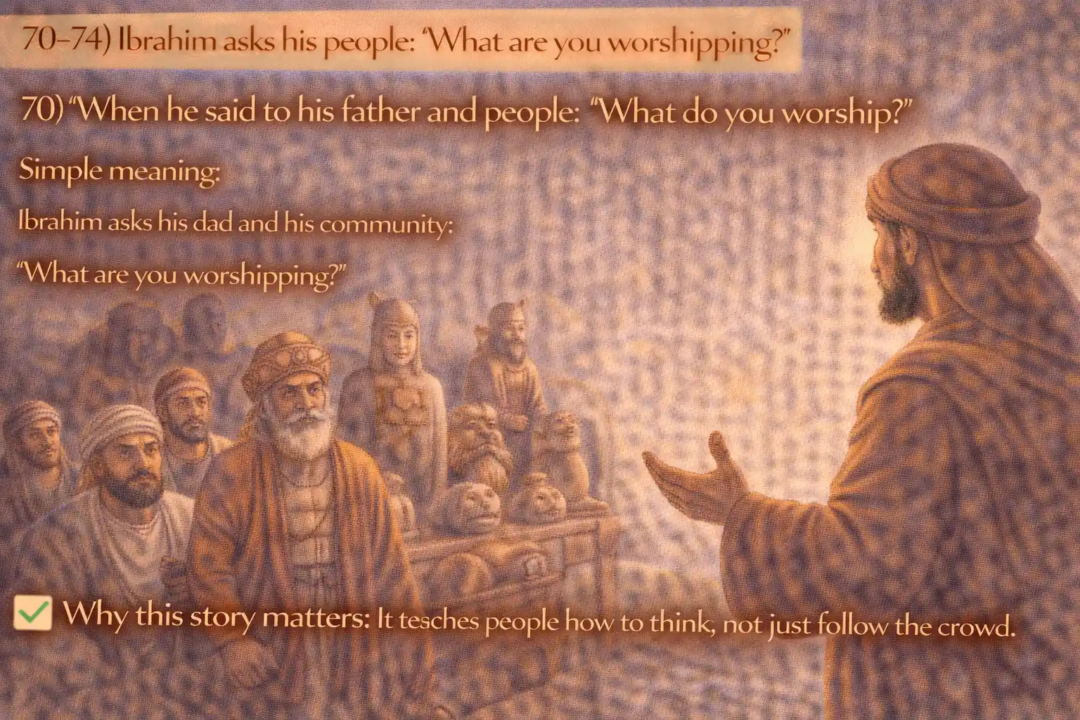 Verse 26:70 illustration