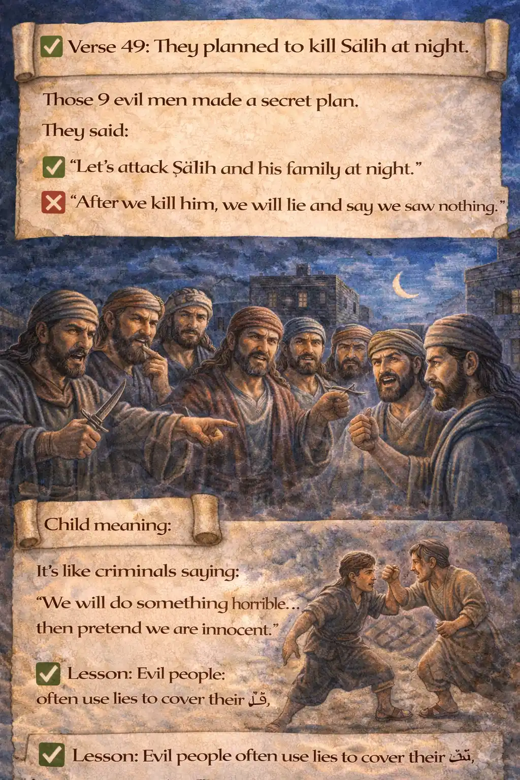 Verse 27:49 illustration