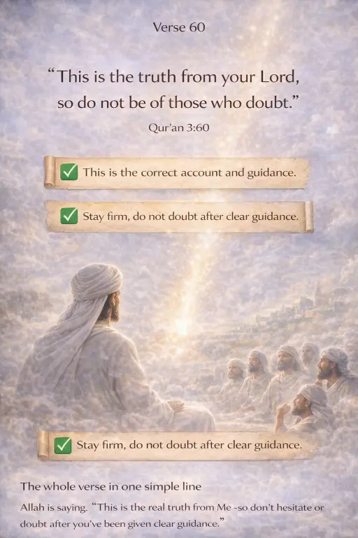 Verse 3:60 illustration