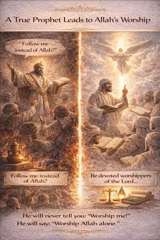 Verse 3:80 illustration