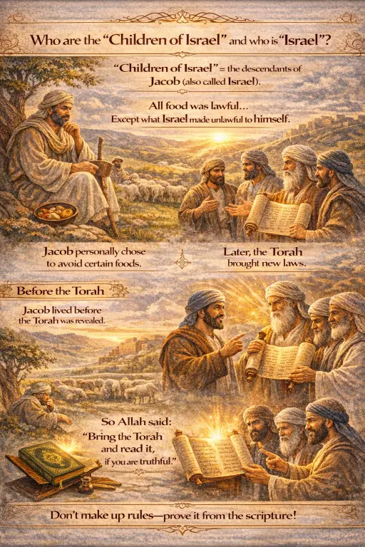 Verse 3:93 illustration