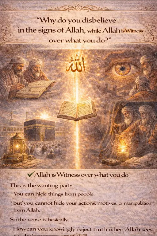 Verse 3:99 illustration
