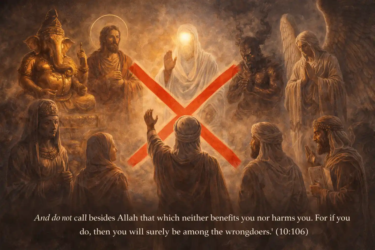 Surah Yunus 10:106 illustration